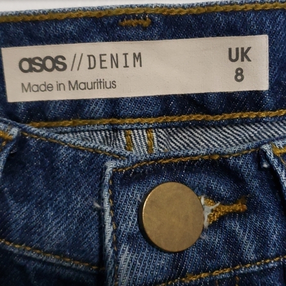 𝅺ASOS Denim Maternity Bootcut Western Cowgirl Comfort Jeans NWT - Bootcut - Picture 5 of 9